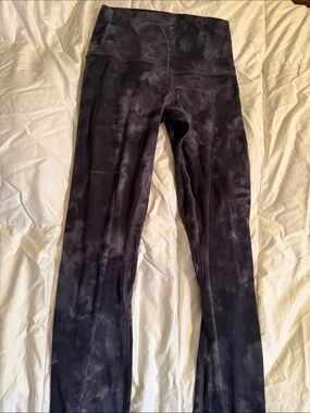 lululemon athletica Women's Black Tie-Dye Leggings